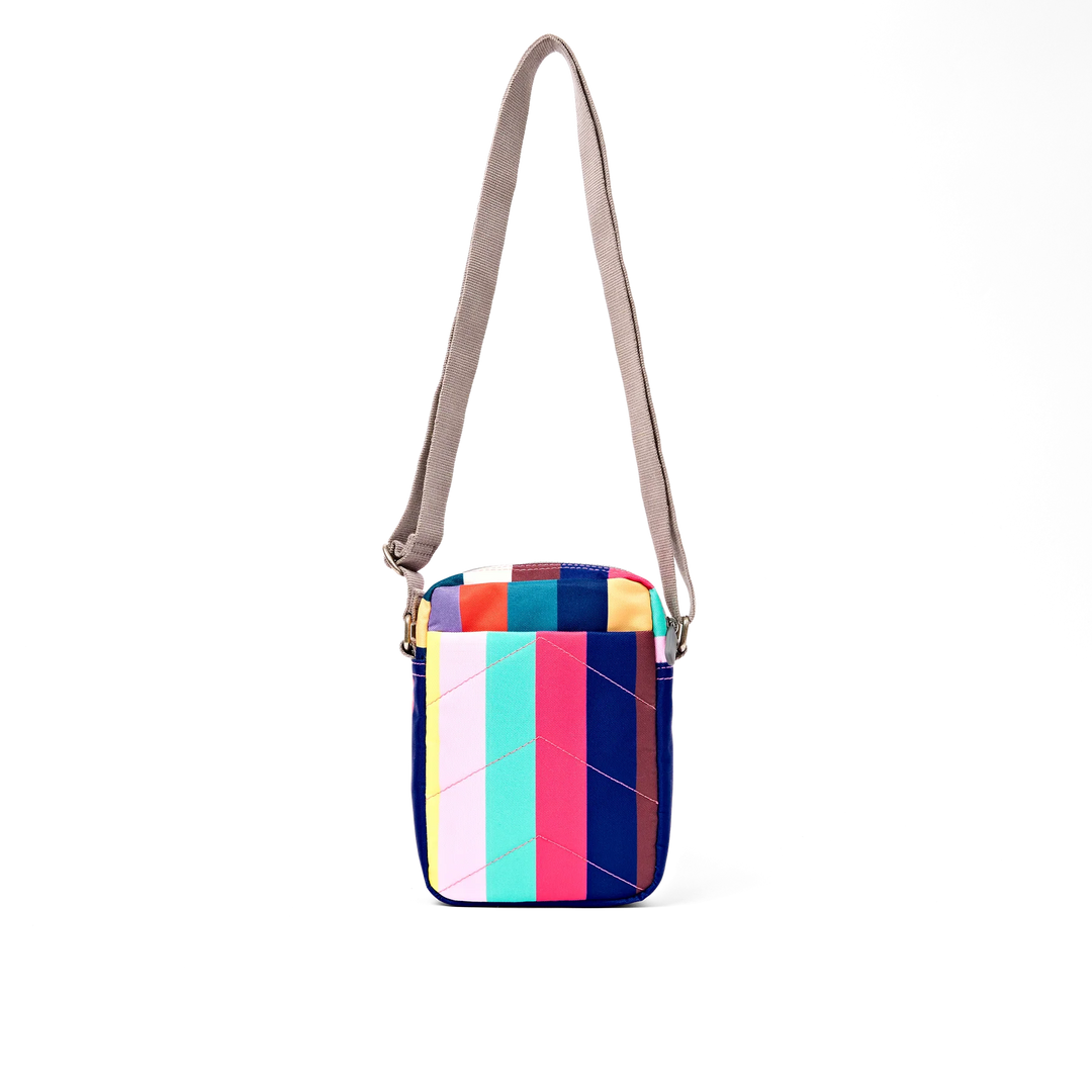 Roka London Bond Crossbody Bag - Small - Wide Multi Stripe