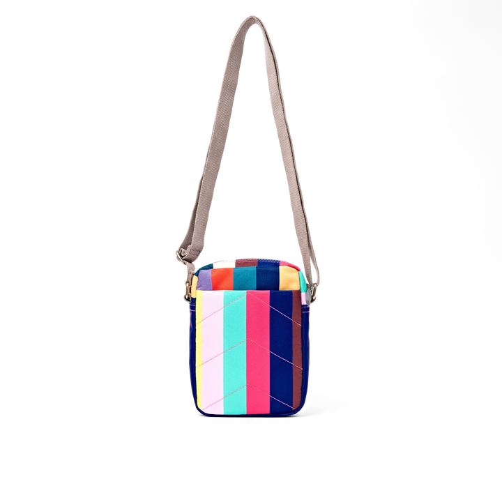 Roka London Bond Crossbody Bag - Small - Wide Multi Stripe