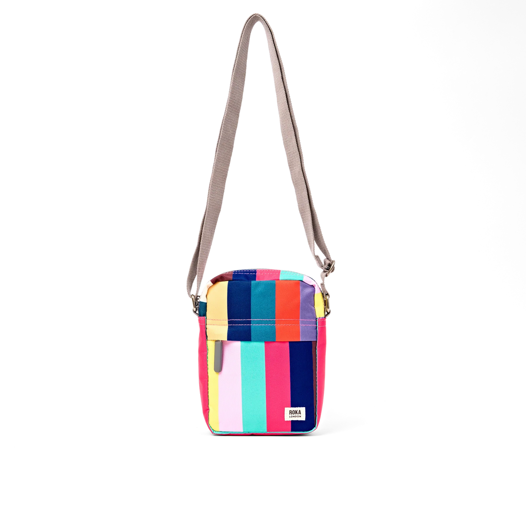 Roka London Bond Crossbody Bag - Small - Wide Multi Stripe