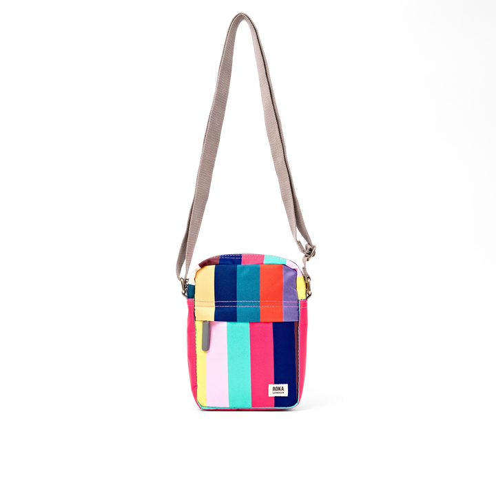 Roka London Bond Crossbody Bag - Small - Wide Multi Stripe