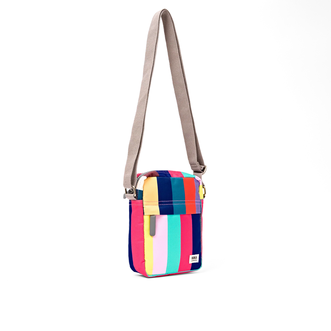 Roka London Bond Crossbody Bag - Small - Wide Multi Stripe