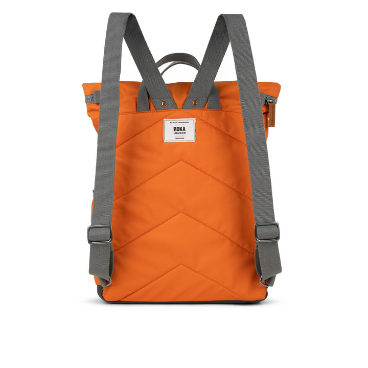 Roka London -  Medium Canfield Backpack - Burnt Orange Nylon