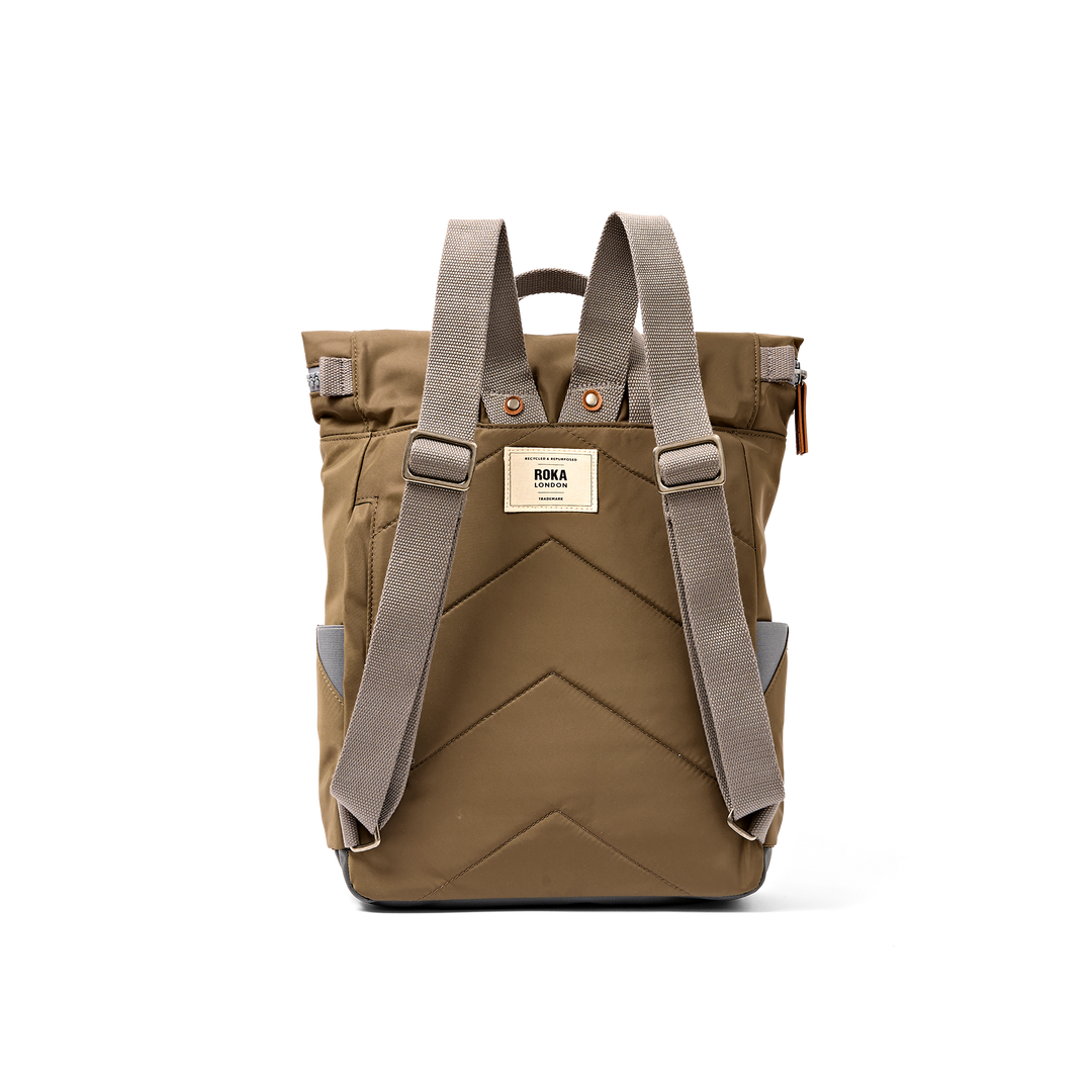 Roka London Canfield Roll Top Backpack- Army