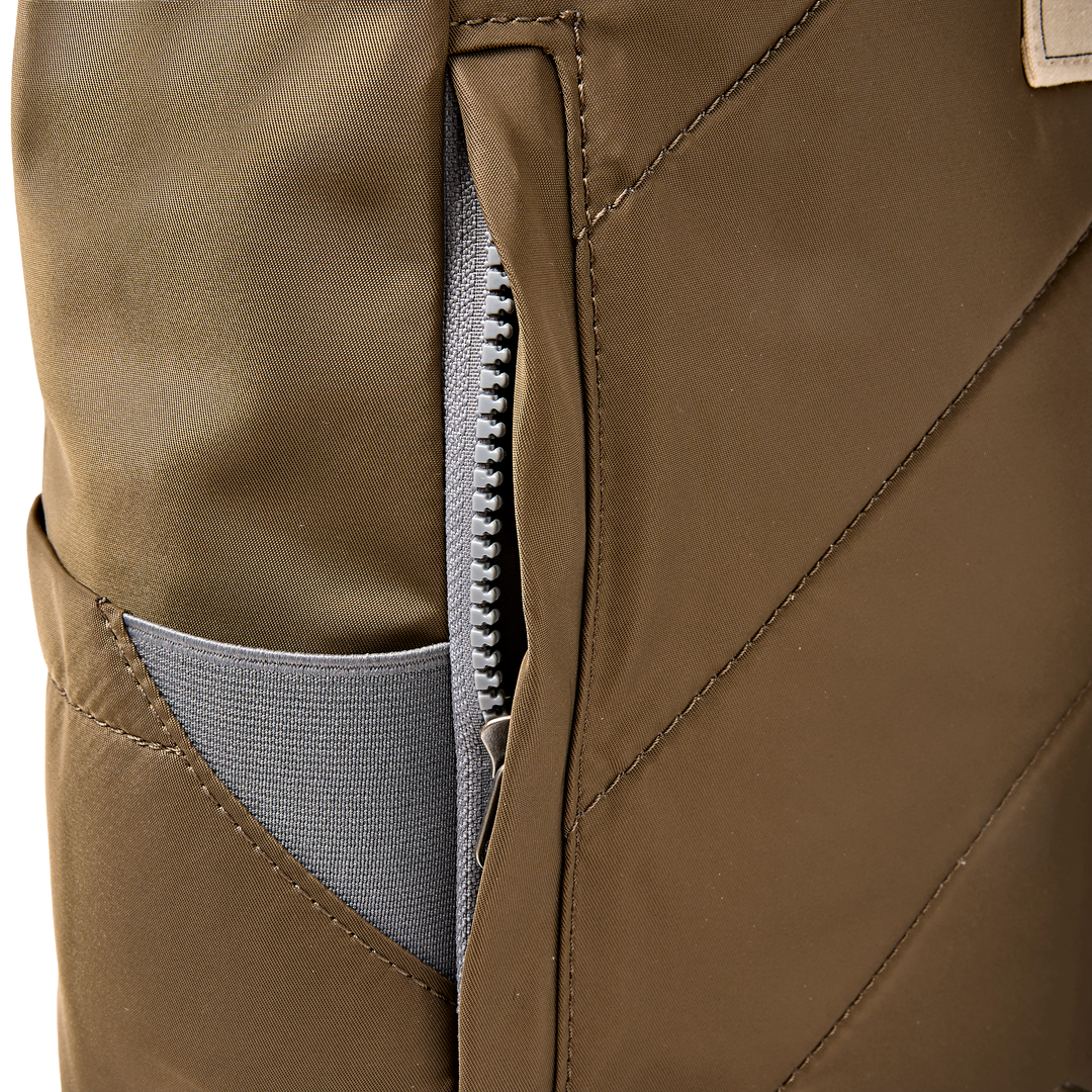 Roka London Canfield Roll Top Backpack- Army