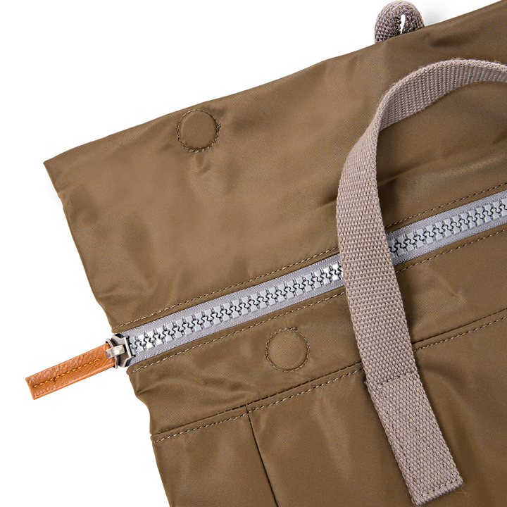 Roka London Canfield Roll Top Backpack- Army