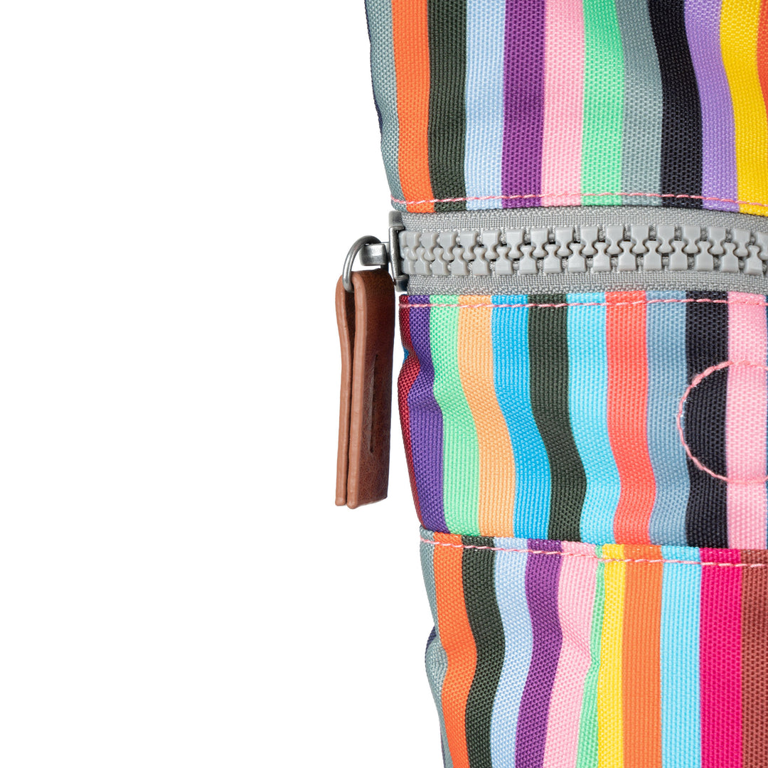 Roka London -  Medium Canfield Backpack - Multi Sripe Nylon