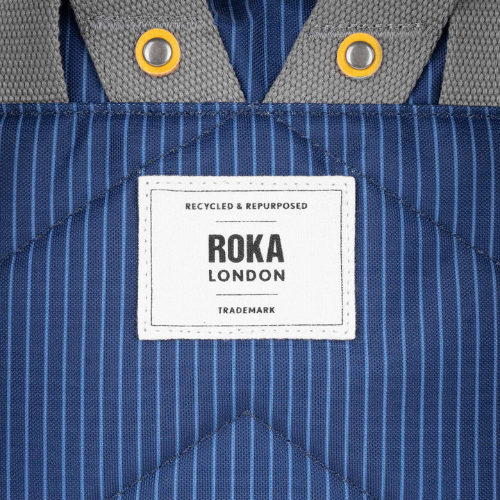 Roka London - Canfield B Medium Recycled Canvas - Denim Dark Wash
