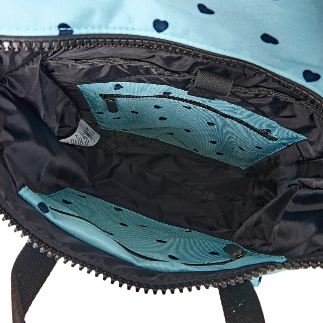 Roka London Canfield Roll Top Backpack - Small - Heart Print
