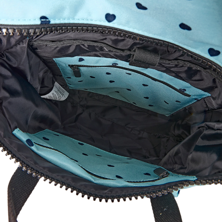 Roka London Canfield Roll Top Backpack - Small - Heart Print