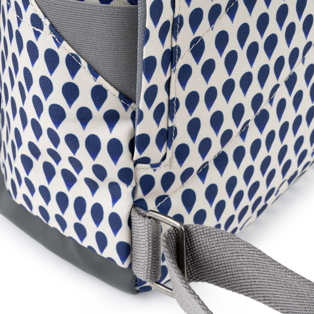 Roka London- Medium Canfield Backpack- Denim Rain Nylon