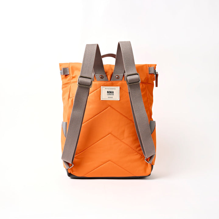 Roka London Canfield B Small Backpack- Jaffa Orange