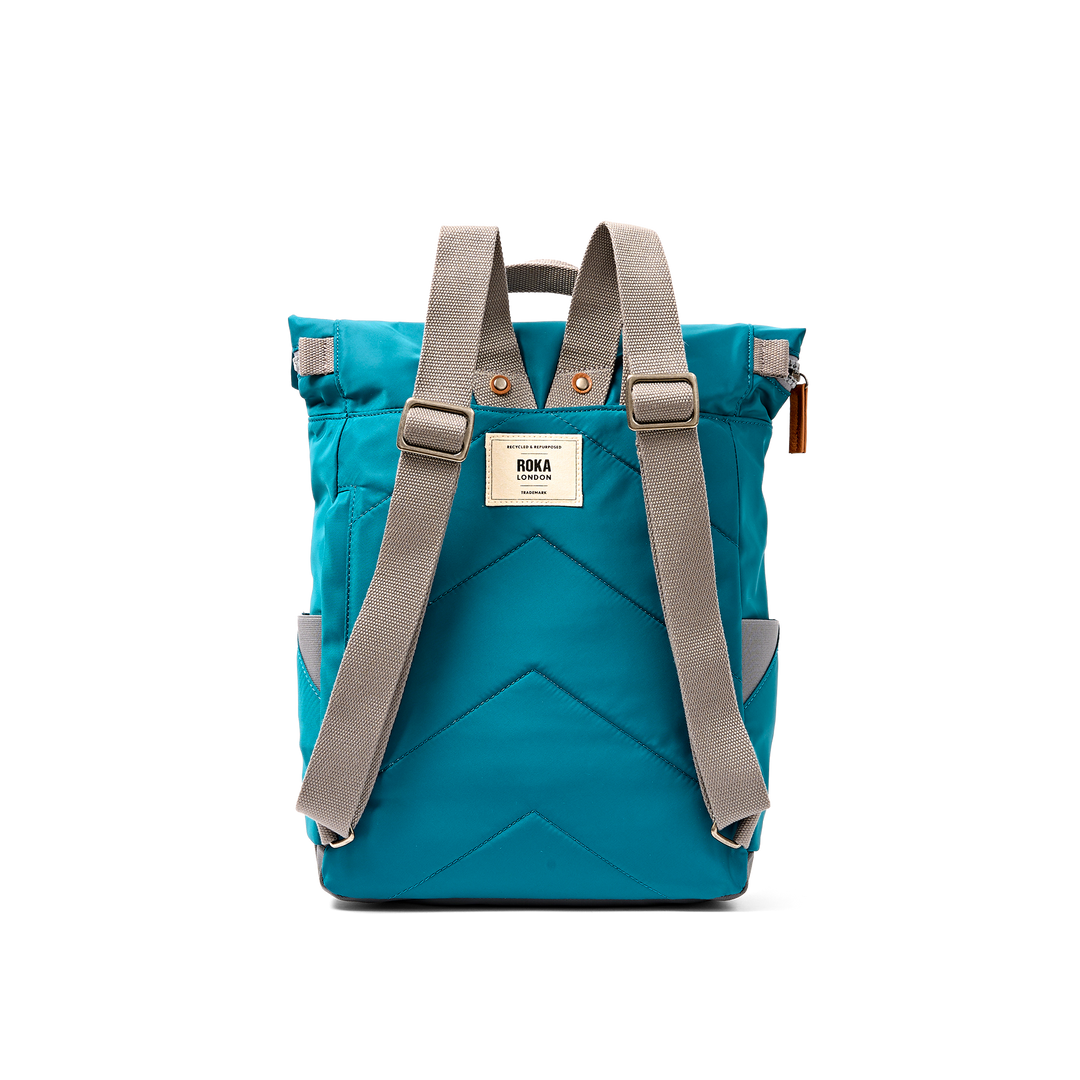 Roka London Canfield B Roll Top Small Backpack - North Sea