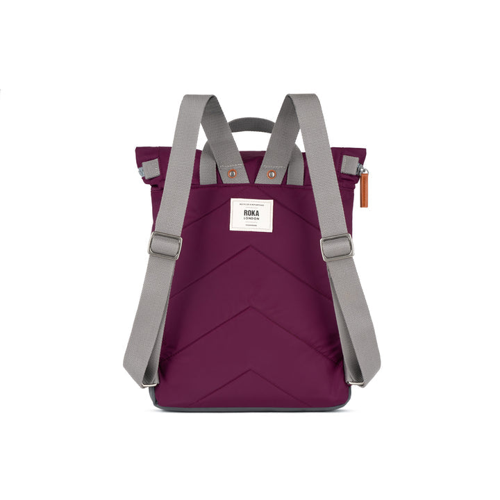 Roka London - Canfield B Medium Recycled Nylon - Royal Burgundy