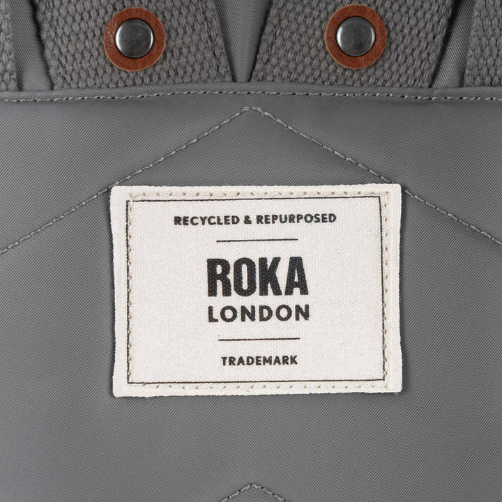 Roka London - Small Canfield Backpack - Stormy Recycled Nylon