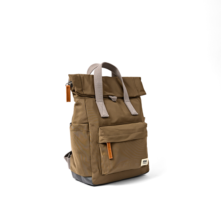 Roka London Canfield Roll Top Backpack- Army