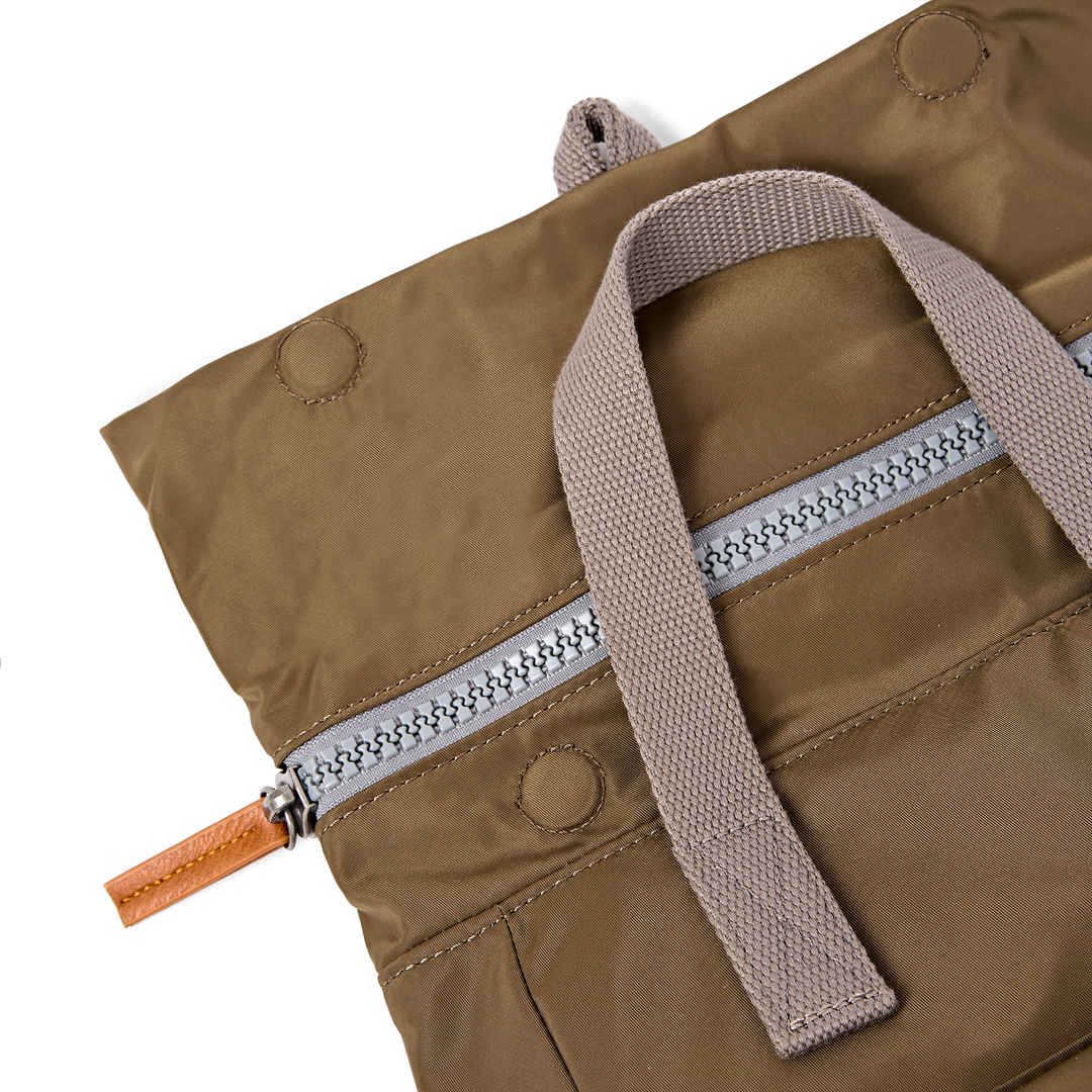 Roka London Canfield Roll Top Backpack- Army