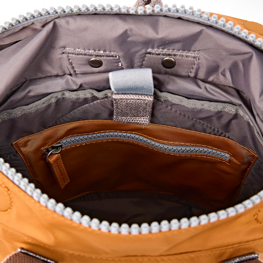 Roka London Canfield Roll Top Backpack - Small - Biscuit