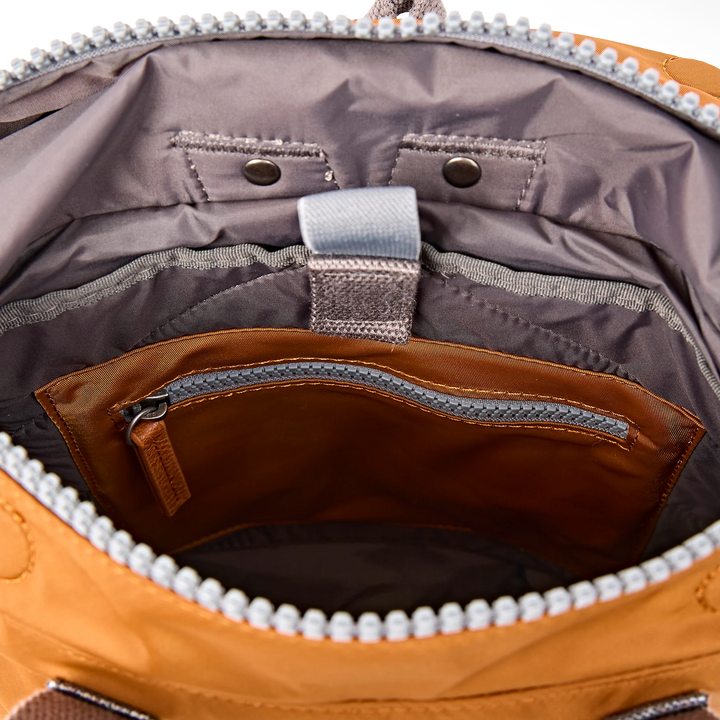Roka London Canfield Roll Top Backpack - Small - Biscuit
