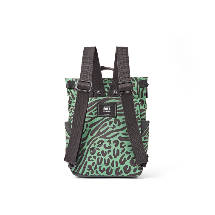 Roka London Canfield Roll-Top Backpack - Medium - Mixed Animal Artichoke