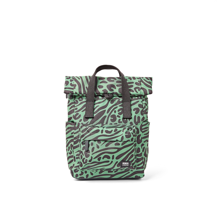 Roka London Canfield Roll-Top Backpack - Medium - Mixed Animal Artichoke