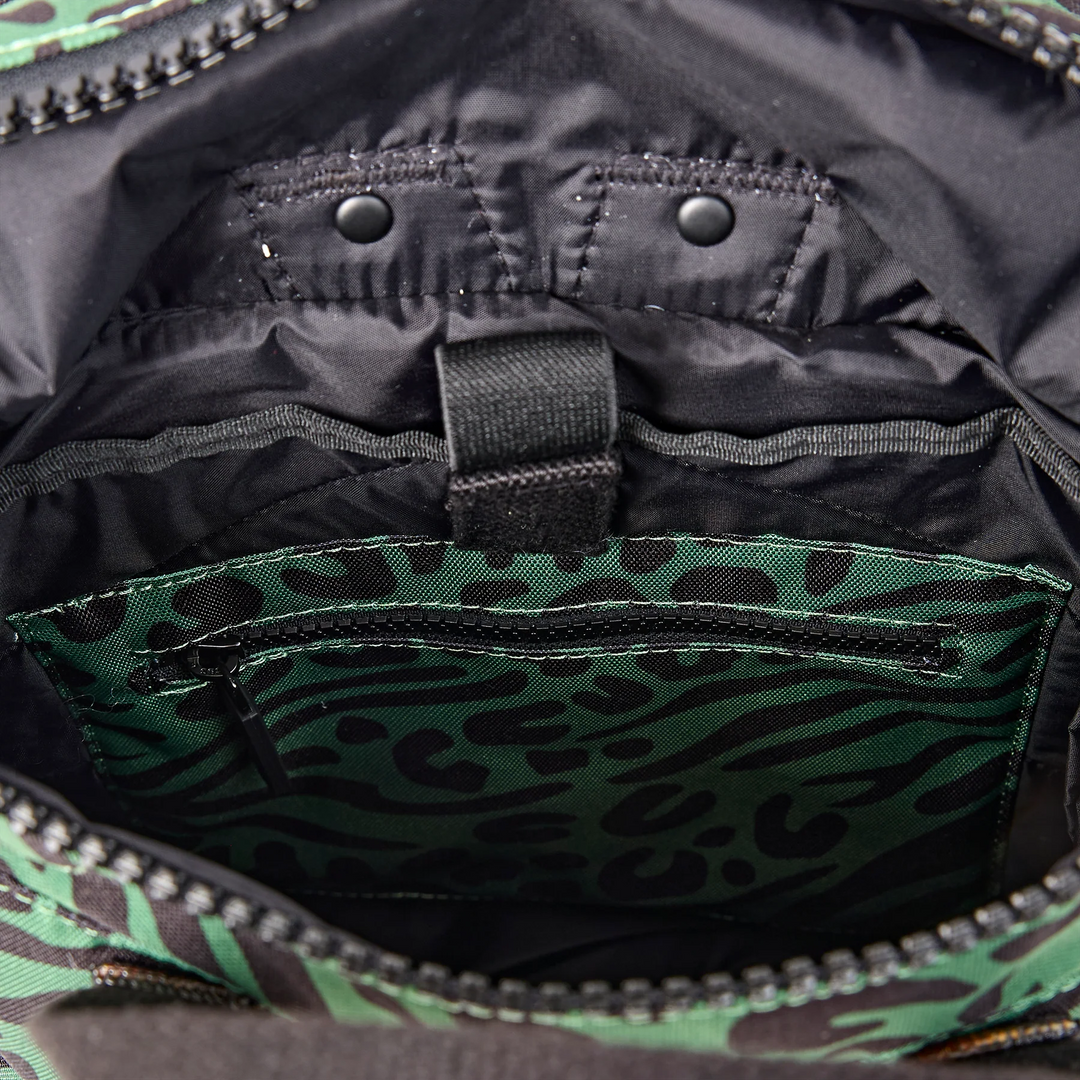 Roka London Canfield Roll-Top Backpack - Medium - Mixed Animal Artichoke