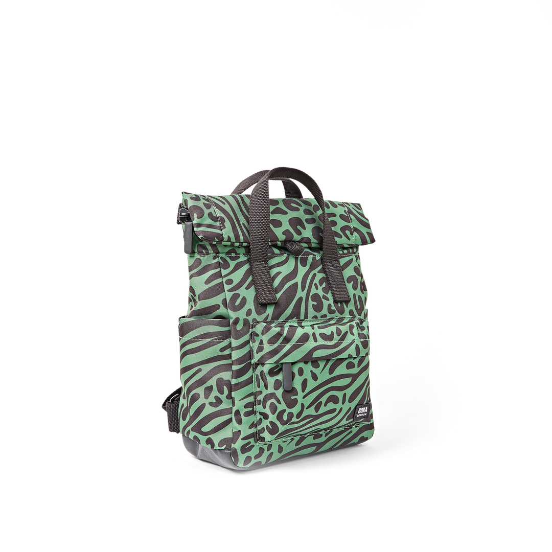 Roka London Canfield Roll-Top Backpack - Medium - Mixed Animal Artichoke