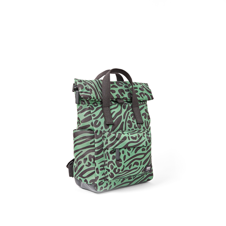 Roka London Canfield Roll-Top Backpack - Medium - Mixed Animal Artichoke