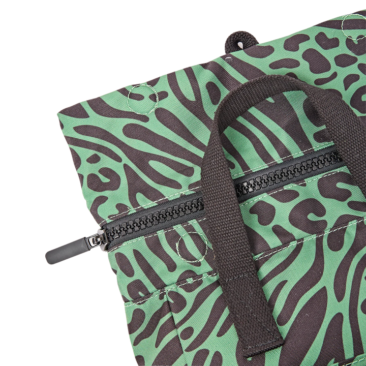 Roka London Canfield Roll-Top Backpack - Medium - Mixed Animal Artichoke