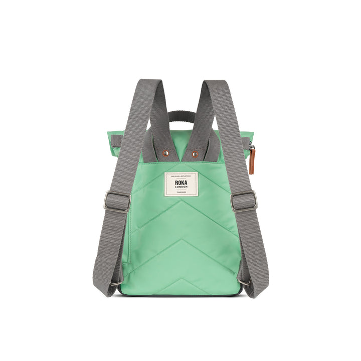 Roka London - Small Canfield Backpack - Matcha Recycled Nylon