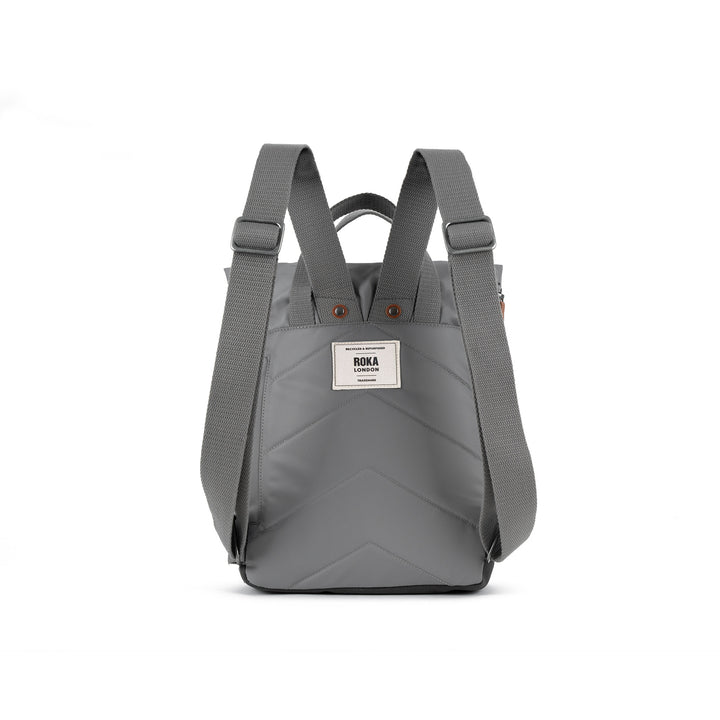 Roka London - Small Canfield Backpack - Stormy Recycled Nylon