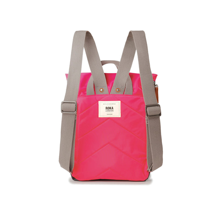 Roka London - Small Canfield Backpack - Sparkling Cosmo Recycled Nylon