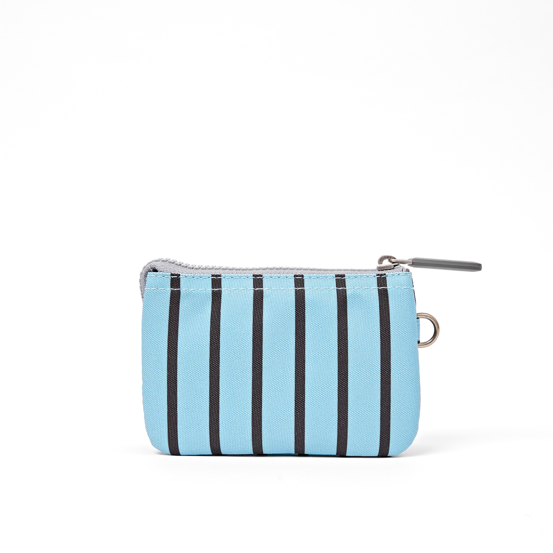 Roka London Carnaby Wallet - Small - Blue Stripe