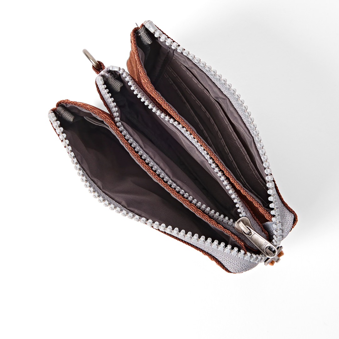 Roka London Carnaby Wallet - Small - Chocolate