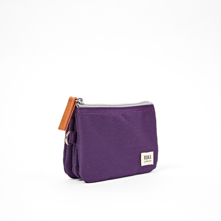 Roka London Carnaby Wallet - Small - Deep Grape