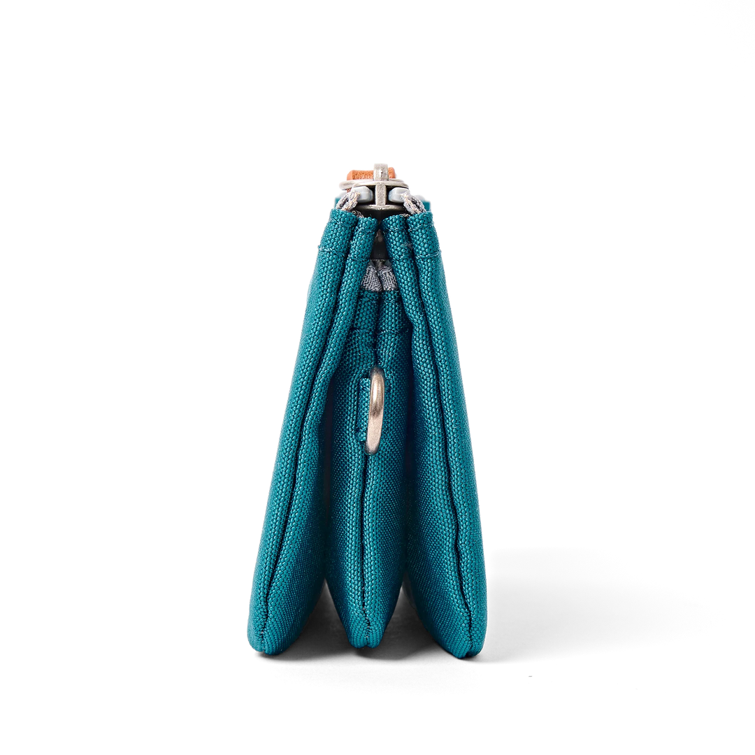 Roka London Carnaby Wallet - Small - Deep Teal