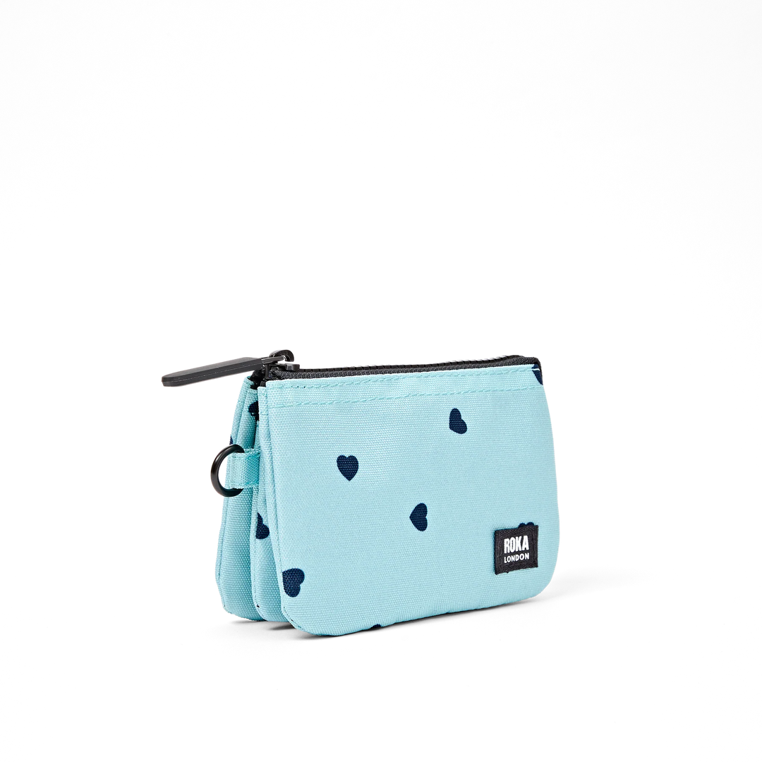 Roka London Carnaby Wallet - Small - Heart Print