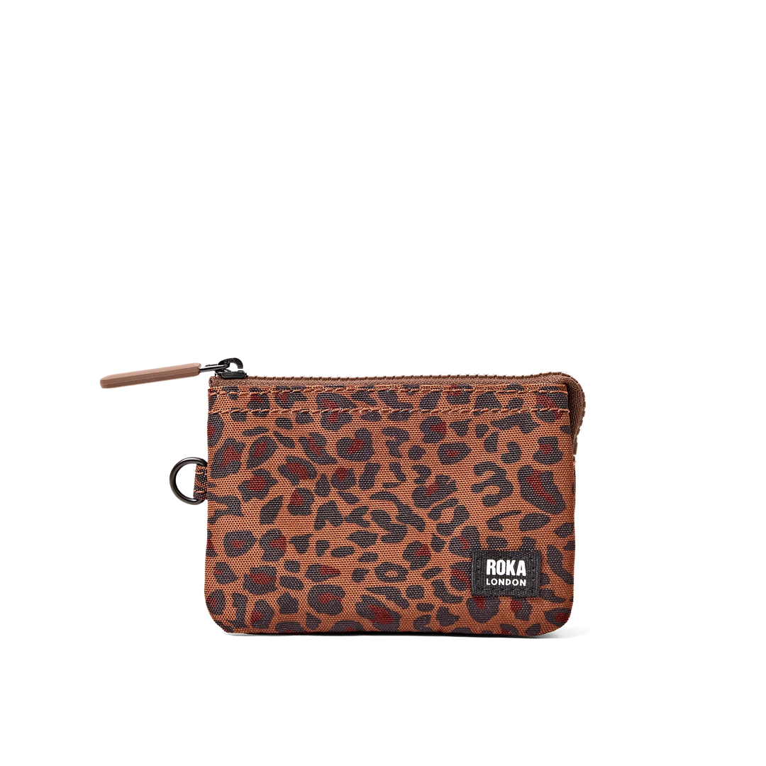 Roka London Carnaby Wallet - Small - Mini Leopard
