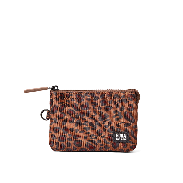 Roka London Carnaby Wallet - Small - Mini Leopard
