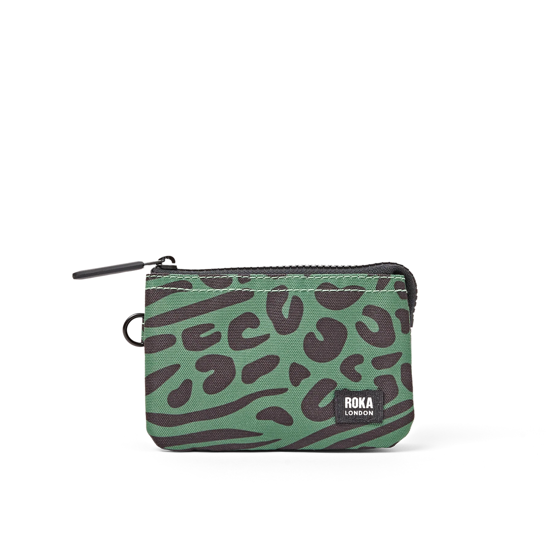 Roka London Carnaby Wallet - Small - Mixed Animal Artichoke