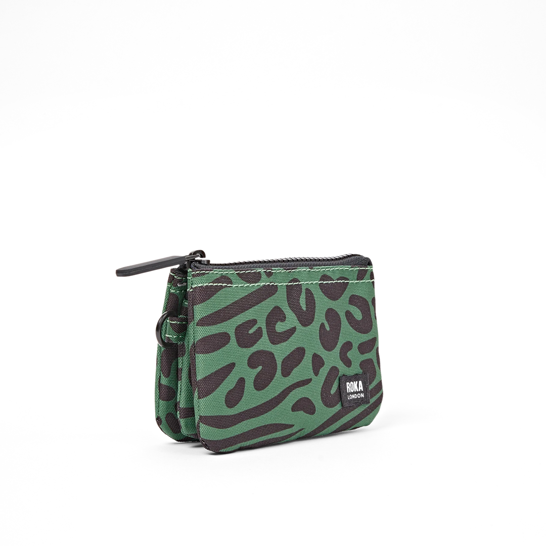 Roka London Carnaby Wallet - Small - Mixed Animal Artichoke