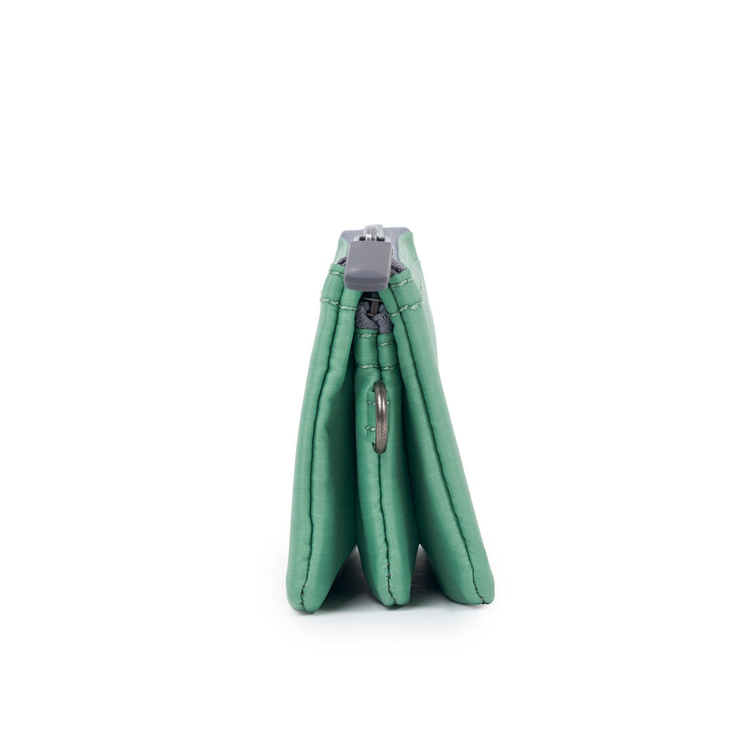 Roka London - Small Carnaby Purse- Matcha Nylon