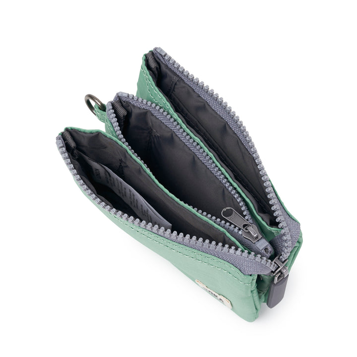 Roka London - Small Carnaby Purse- Matcha Nylon