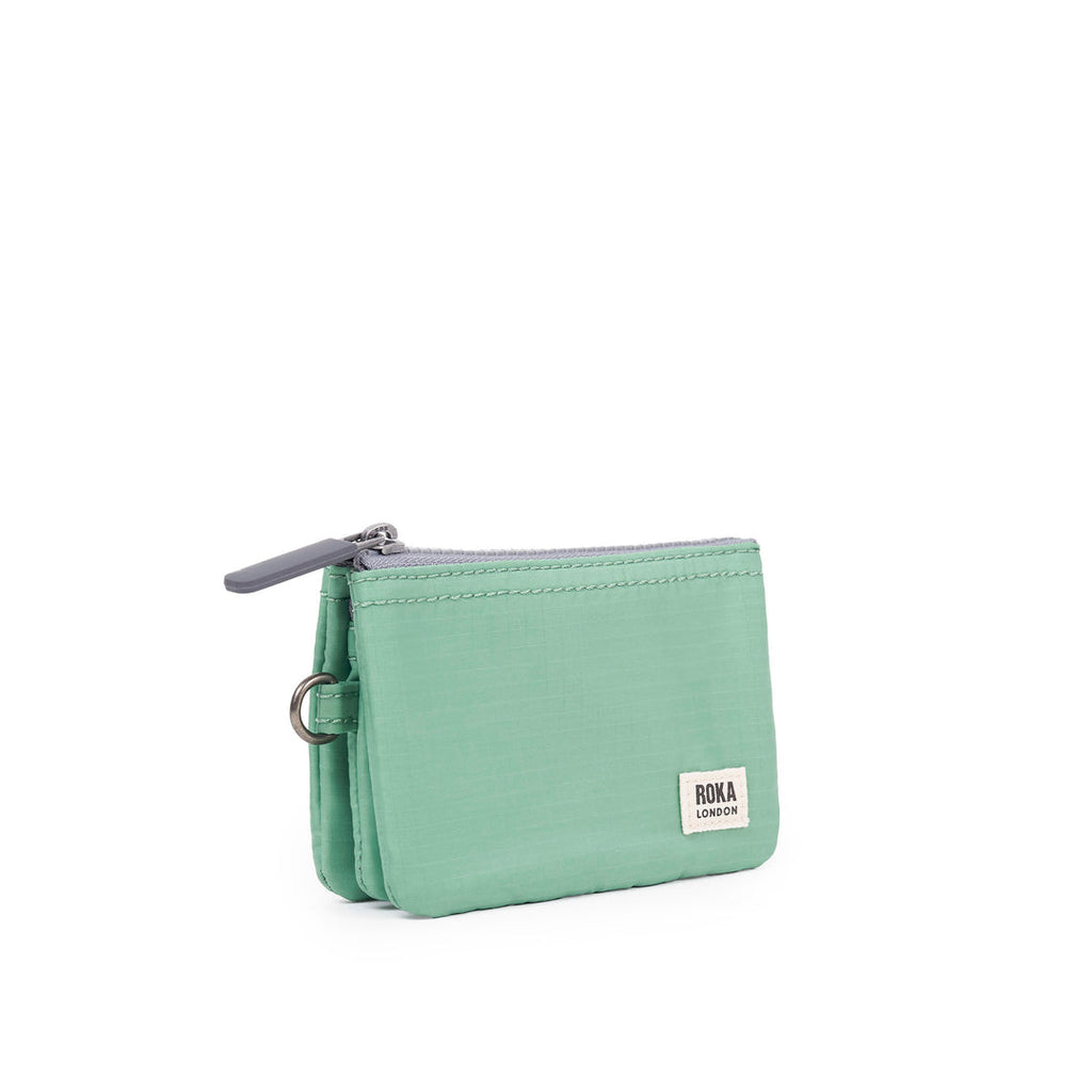 Roka London - Small Carnaby Purse- Matcha Nylon