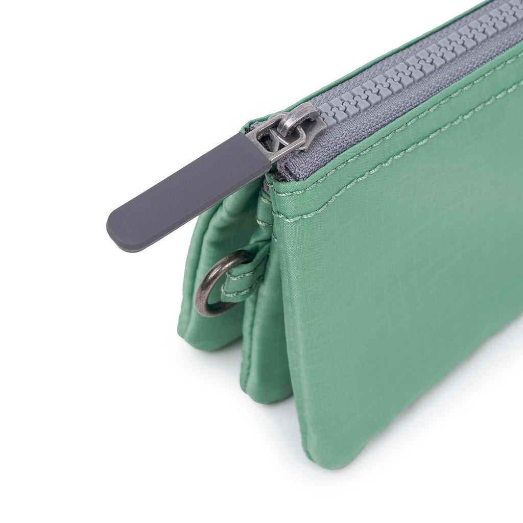Roka London - Small Carnaby Purse- Matcha Nylon