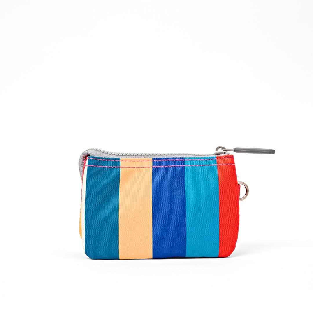Roka London Carnaby Wallet - Small - Wide Multi Stripe