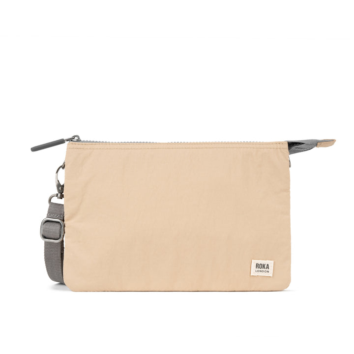 Roka London - Carnaby Crossbody XL - Biscotti Taslon