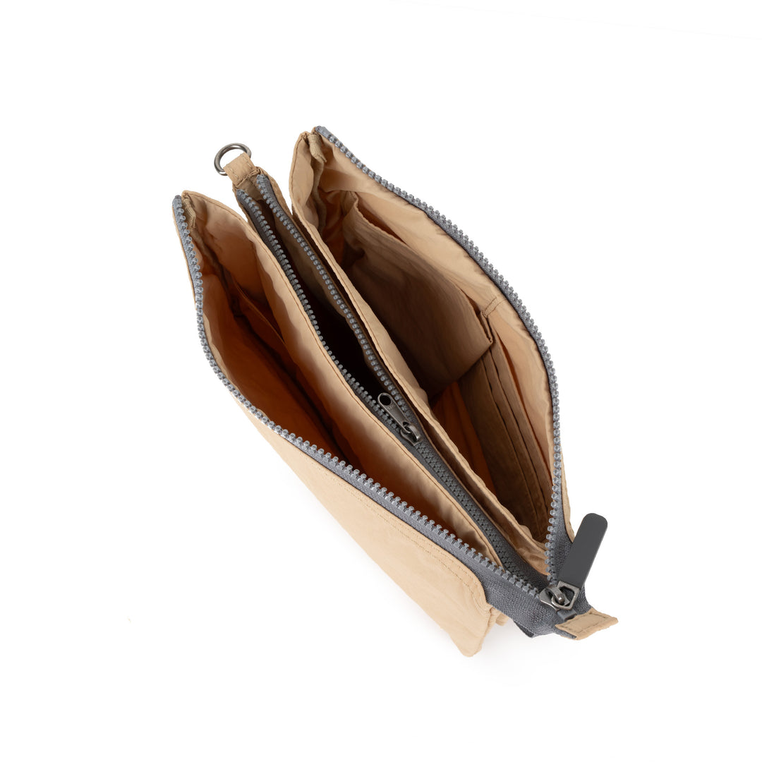 Roka London - Carnaby Crossbody XL - Biscotti Taslon