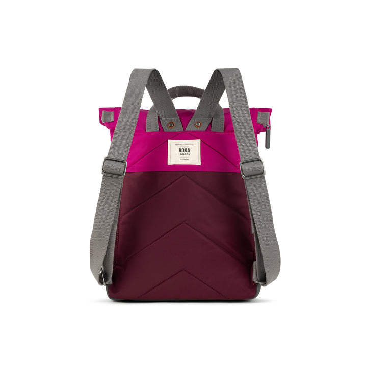 Roka London - Medium Canfield Backpack - Candy/Plum Nylon