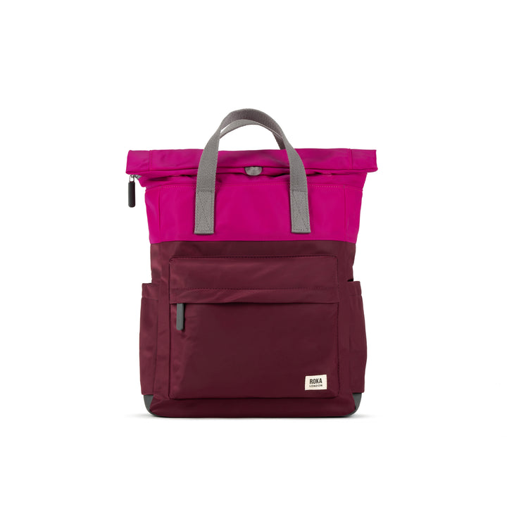 Roka London - Medium Canfield Backpack - Candy/Plum Nylon