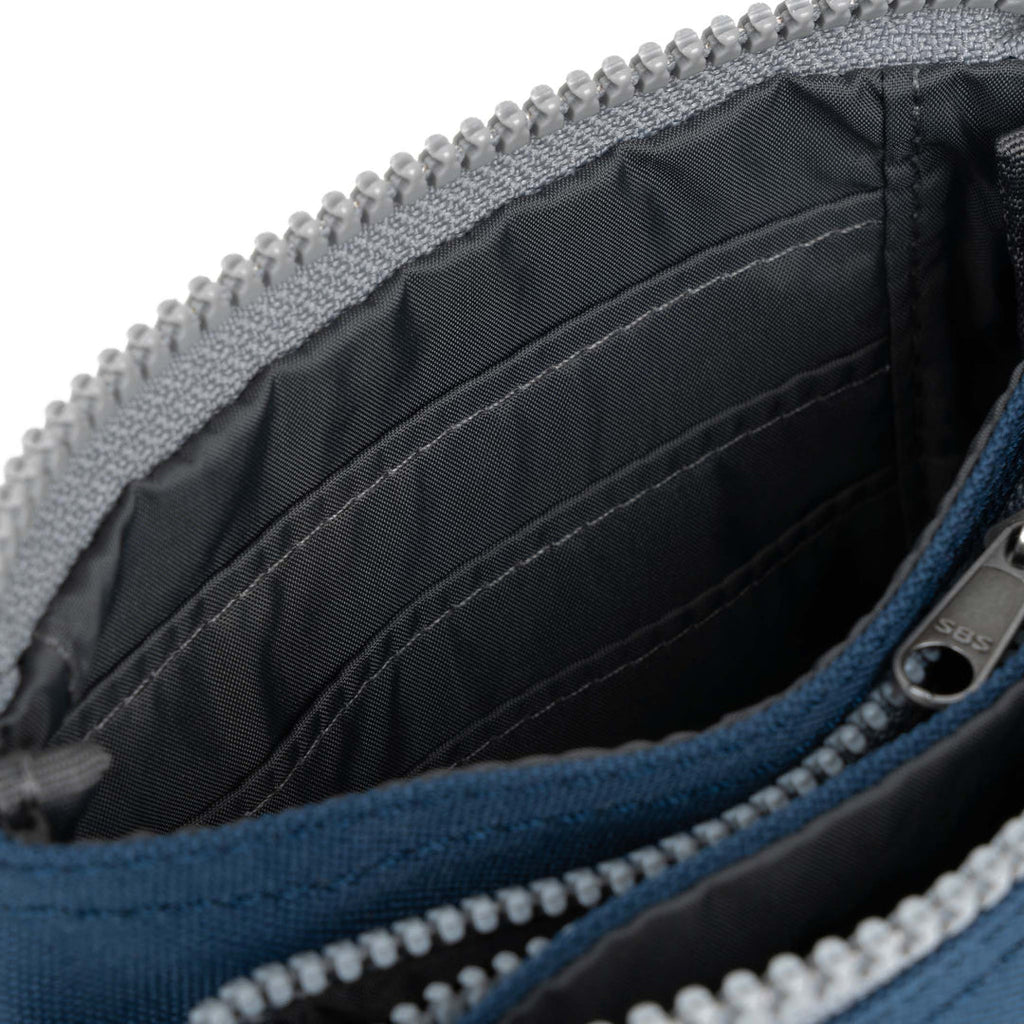 Roka London - Small Carnaby Purse - Deep Blue Canvas